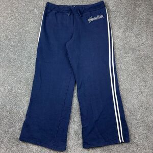 Vintage Nascar Sweatpants Women XL Blue Chase Authentics Jeff Gordon Dupont Race